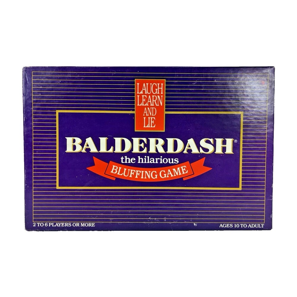 Balderdash #250 Vintage 1984 Gameworks Creations Board Game Complete